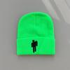 Blue Pear Green Skateboard Wool Knitted Hat Men's and Women's Autumn and Winter Cold Hat European and American Trendy Brand Ins