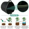 1PC Fabric Plant Pots Grow Bags 10 Gallon Gardening Vegetable Tomato Strawberry Growing Planter Containers with Sturdy Handles