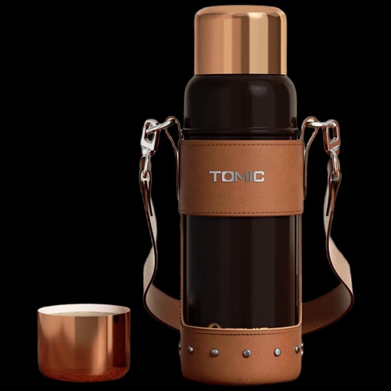 TOMIC Large Capacity Insulated Tea Mug