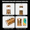 Solar Camping Lantern Lightweight Waterproof USB Rechargeable LED Light Ultra Bright Outdoor Hiking Tent Hanging Emergency Lamp