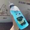 Korean Style Large Capacity Straw Water Bottle - Cute, Portable, for Women, Men, and Students