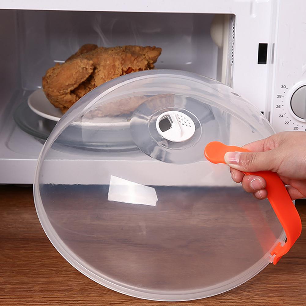 Microwave Splatter Cover Microwave Plate Cover Saft Plastic 10 in Splatter Guard Lid with Steam Vents Splatter Microwave Cover