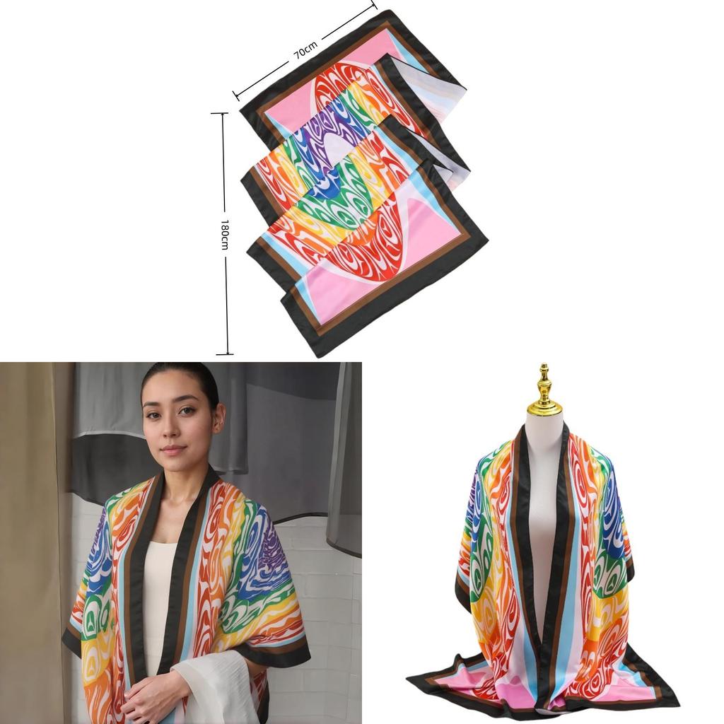 Polyester Rainbow Beach Towel With Sun Shade For Summer Outdoor Use