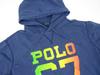 Polo Ralph Lauren Vintage Polo Logo Print Pullover Sweatshirt Men's Hoodie, 0102954-XL-NAVY [Used]