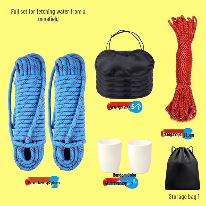 Team Building Fun Game: Minefield Water Retrieval Props Set
