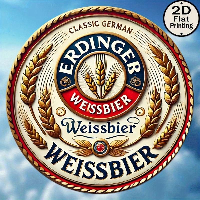 2D Flat Hanging Decorative Metal Sign Hand Painted Art