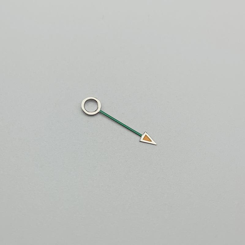 Green Luminous Hands Compatible with Modified NH34, GMT, and Alarm Movements; Compatible with NH35.