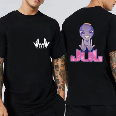 Men's Maillot Jul Printed T-shirt Outdoor Street Cool Jul Shirt High Quality Men's Jul Harajuku Y2K Clothing T-shirt Tops