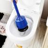 1 Stück/Los Tragbarer Flexibler Leistungsstarker Toilettenpömpel Verstopfungsentferner Hochdruck-Stoß-Pömpelwerkzeug für Verstopfte Badezimmer-Toiletten