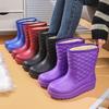 Botas de Neve de EVA Impermeáveis com Forro de Pelúcia: Novo Estilo, Espesso, Antiderrapante, Quente, Sapatos de Inverno