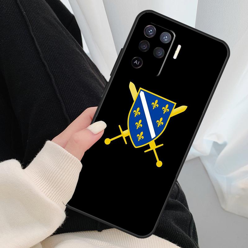 Bosnia Flag Case For Oppo A40 A60 A80 A5 Pro A15 A16 A17 A57 A77 A94 A74 A54 A76 A96 A18 A38 A58 A78 A98