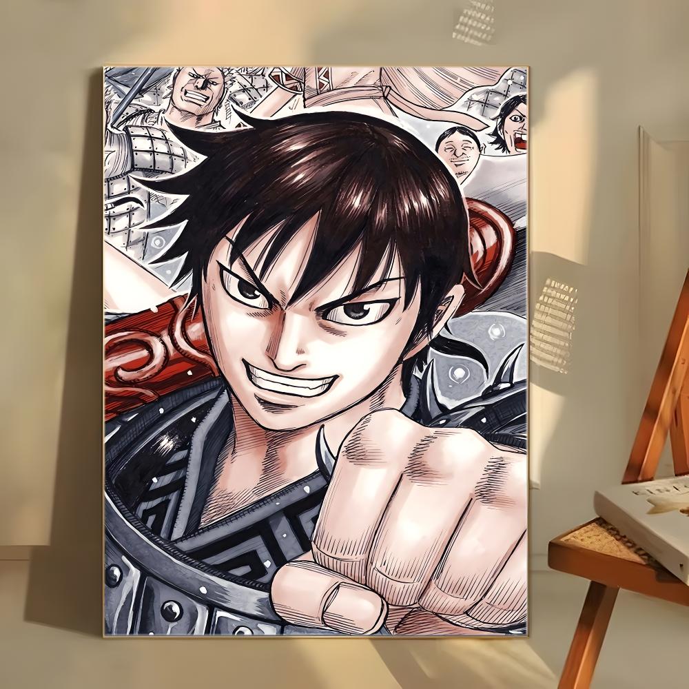 Anime K-Kingdom Poster  Self-adhesive Art Waterproof Paper Sticker Coffee House Bar Room Wall Decor
