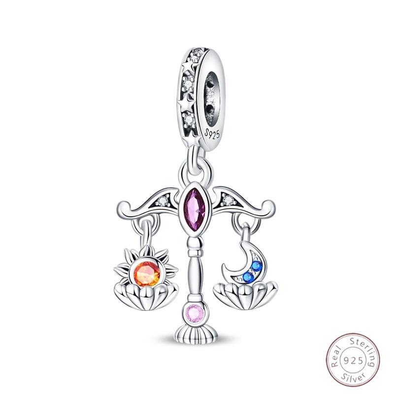 Copper Charms Bead Sun Moon Stars Magic Tarot Charm Pendants Fit Original Bracelets Women Fine Jewelry Accessories