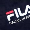 Fila Calça Esportiva de Tricô com Punho na Barra, Cintura Média, Cor Sólida - Série Heritage Masculino F51M418694A-NV