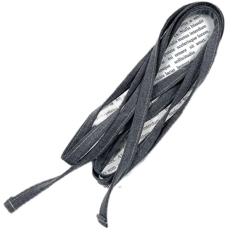 Spring/Summer Thin Tie & Belt Set: Solid Color, Versatile & Simple Clothing Accessories