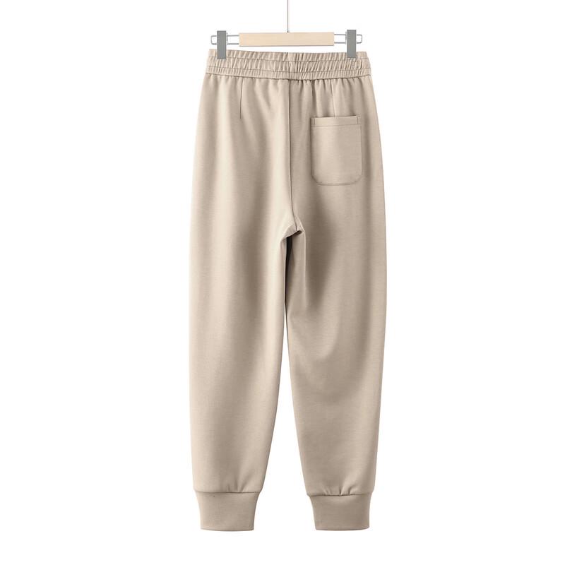 Women's Loose Fit Straight Leg Elastic Waist Pants