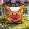 Cute A-Anpanman anime Cushion Cover Home & Car Dual-Scene Pillow Cover: Reversible for Premium Comfort