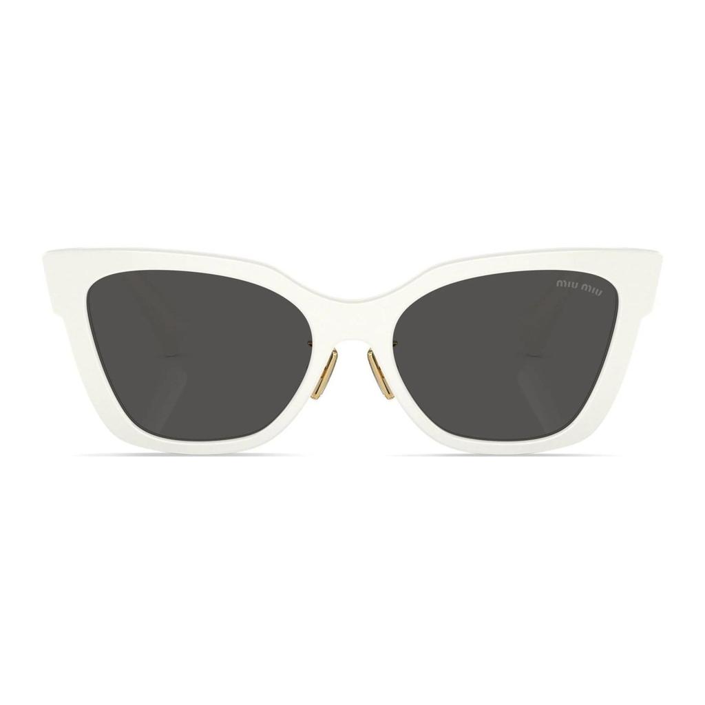Miu Miu Logo Butterfly Sunglasses Women sunglasses White MU02ZS1425S0