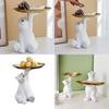 Modern Arctic Bear Key Holder Tray With Silicone Material For Living Room Decor