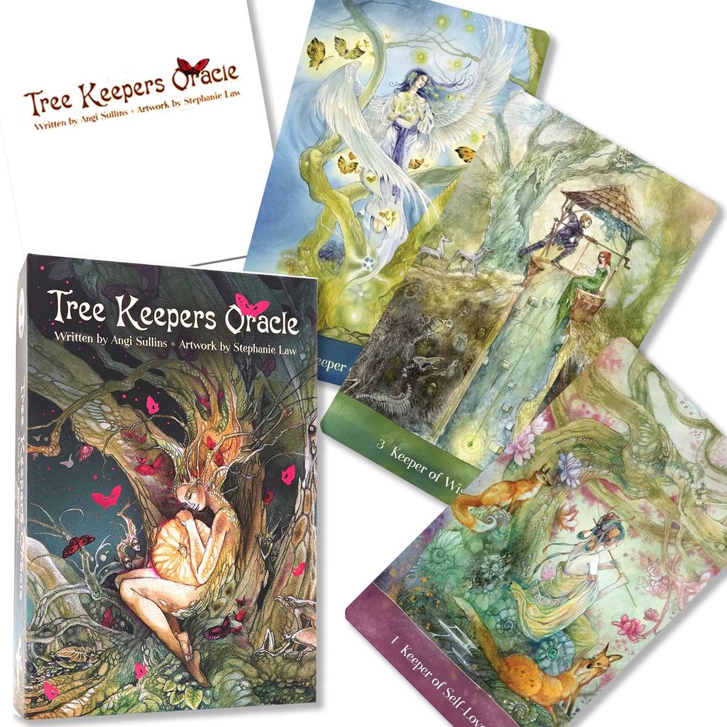 Authentic Tree Keepers Oracle Oracle Cards with Japanese Instructions