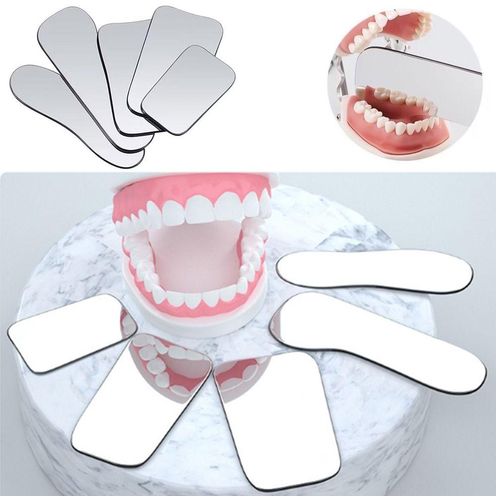 5Pcs/set Double-Sided Mirror Intraoral Dental Reflector Intra Oral Reflector  Dental Equipment
