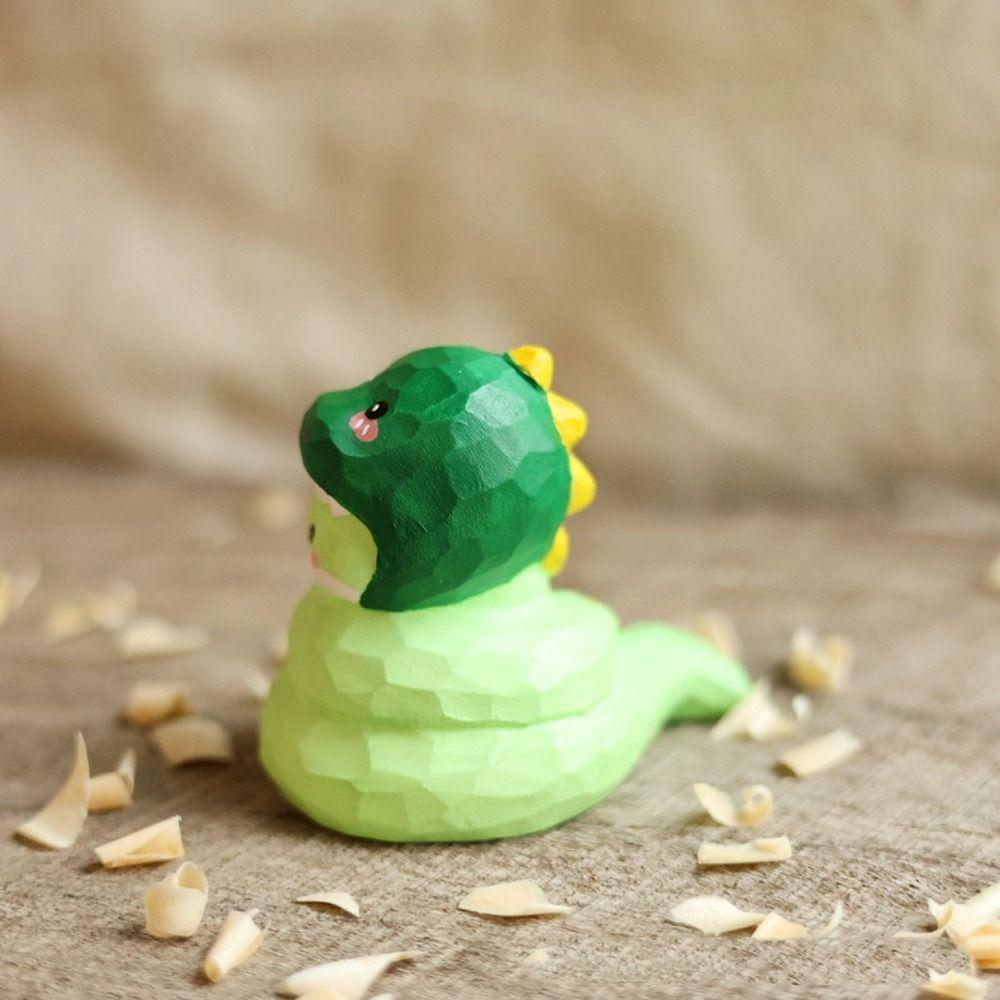Chinese Style New Year Lucky Snake Figurine Handmade Small Snake Ornament  Living Room Bedroom