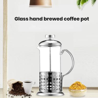 350ML Coffee Maker Filter Press Pot Anti-Scald Handle Home Kitchen Use Portable 304 Stainless Steel Coffee Pot