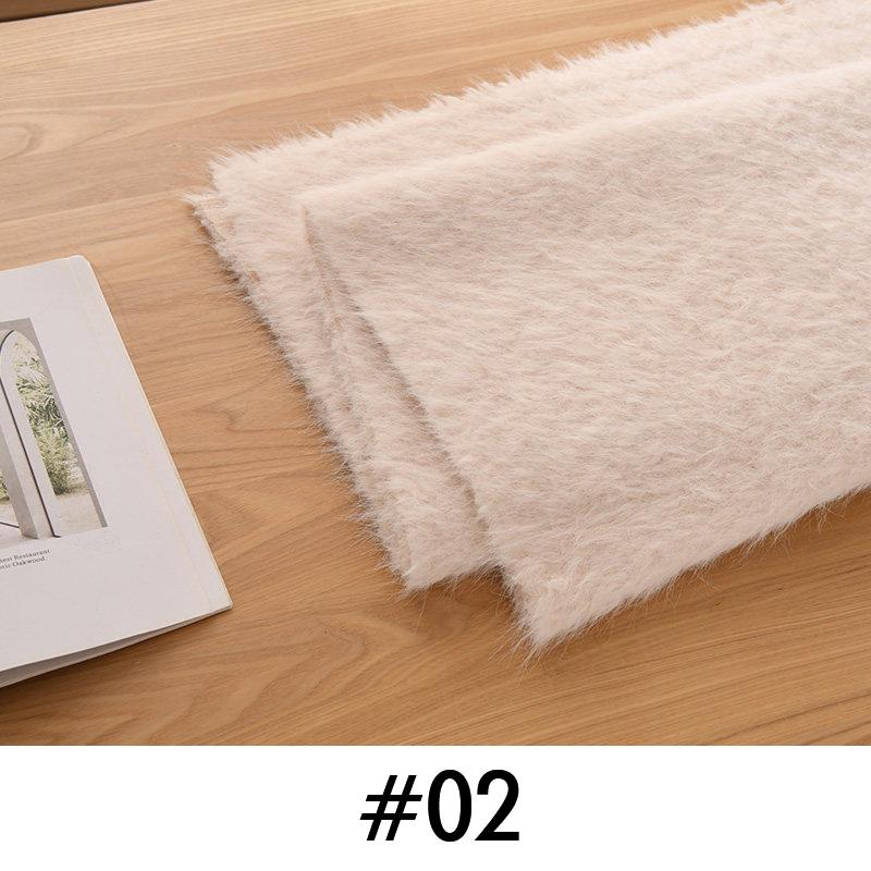 50*160cm Warm Plush Thicken Encryption Fabric 3cm Mohair Fabric DIY Coat Pillow Blanket Plush Toy Clothing Background Display