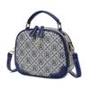 Textured Bag Lady Print Personality Embroidered Letter Fashion All-in-one Large Capacity Shoulder Handbag