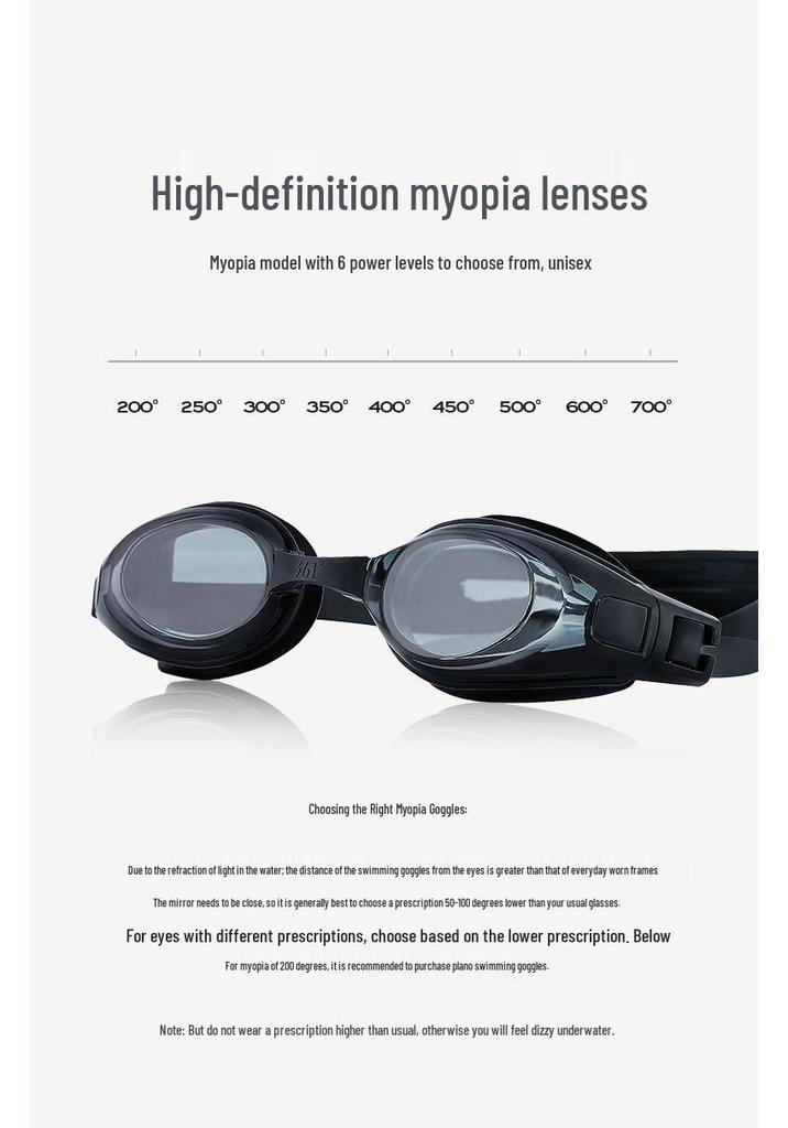 Unisex High-Definition Waterproof Anti-Fog Swimming Goggles, Pool Equipment 2025
