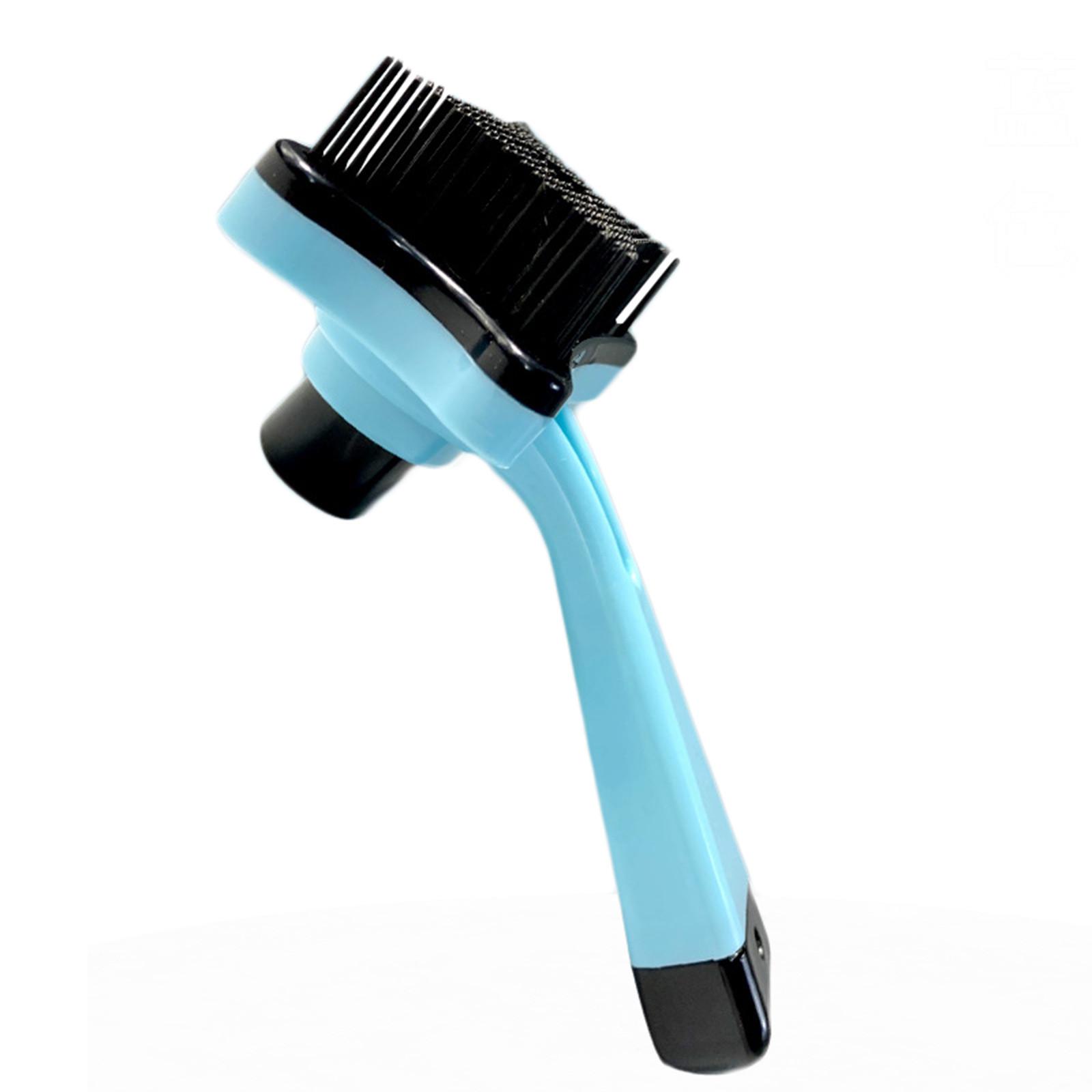 

Pet Grooming Brush, Pet Dog Slicker Brush, Remove Loose Hair, Useful Shedding Grooming Tools For Dog One Size синий