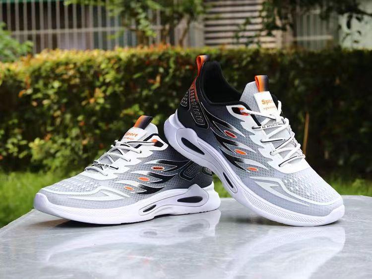 Men's shoes mesh breathable fashion simple casual shoes trendy running shoes soft sole comfortable sports shoes men