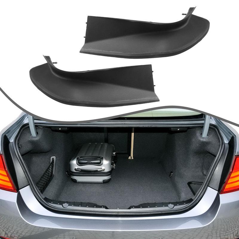 Replacement Rear Trunk Rail Drip Trims Pair for BMW F10 2010 2017 with OEM 51497453355 51497453356 ABS Material