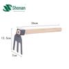 Short-Handled Gardening Hoe and Rake for Weeding and Vegetable Care