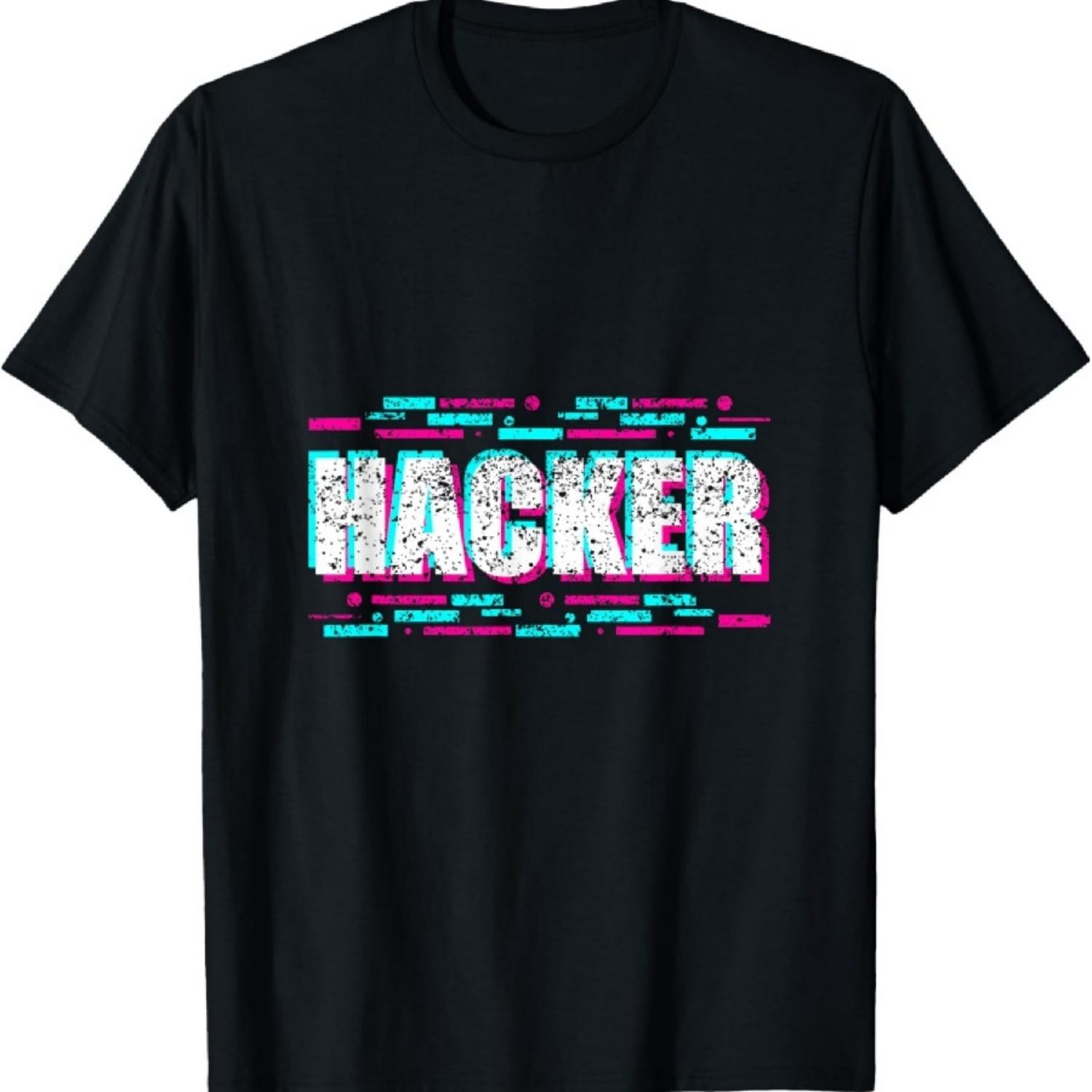 Хакер Взлом Взлом Это Компьютерный Хакер Футболка XXXXXL чёрный
