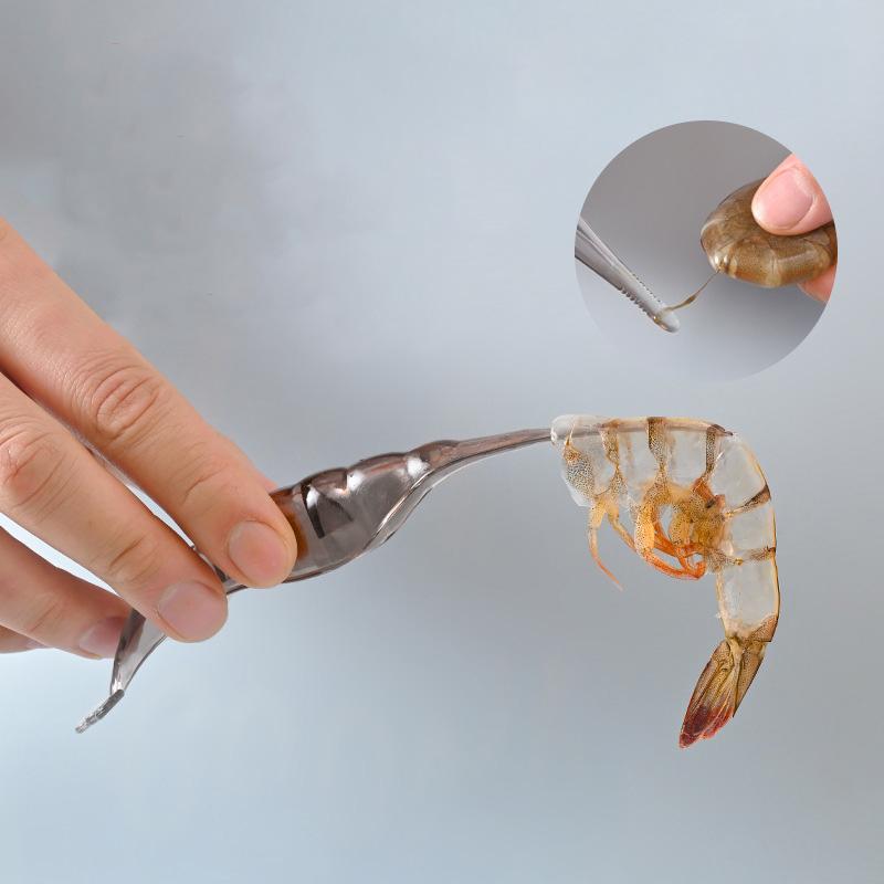 

Houseeker Easy Shrimp Peeler Crawfish Sheller Crab Shelling Device Shrimp Threads Remover Manual Efficient Seafood Tool серый