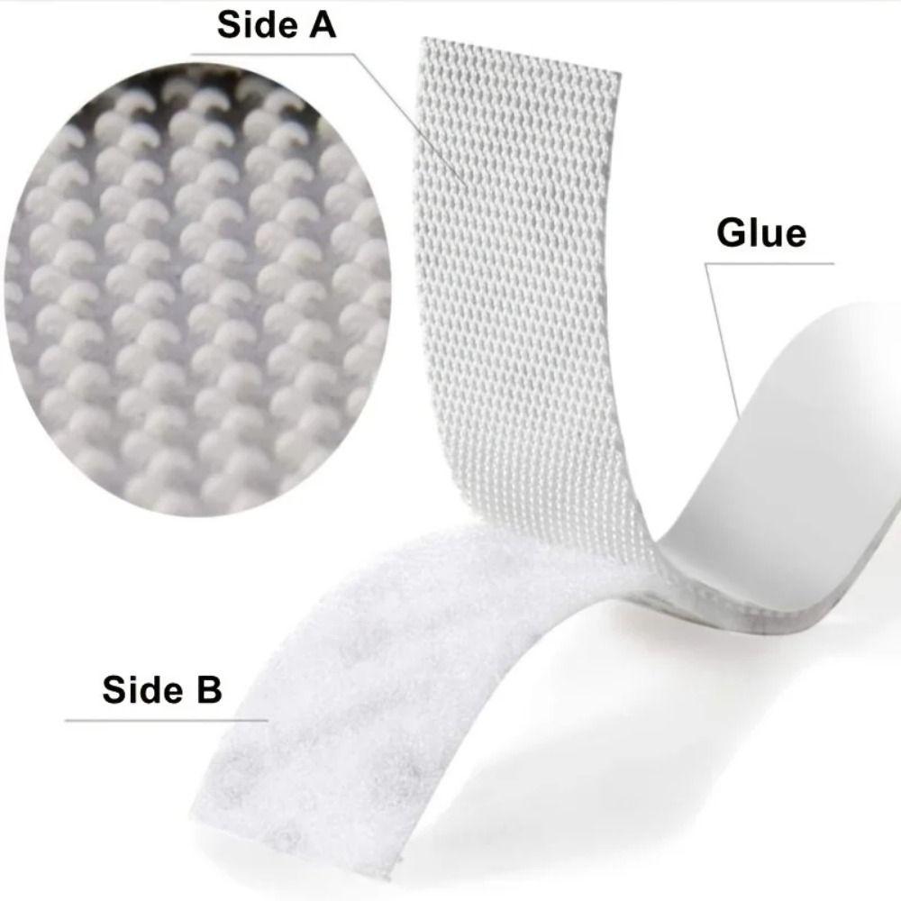 12 Pairs Double-sided Self Adhesive Strip Picture Frame Wall Hanger Decorate Frame Tape Strips