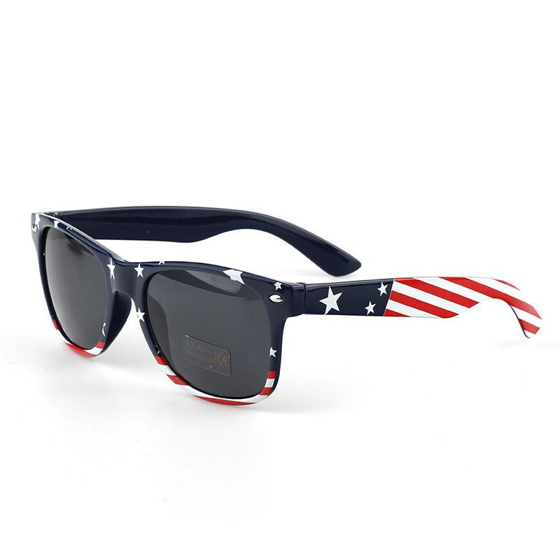 Classic Rice Nail Transparent Beautiful Flag Sunglasses Independence Day Sunglasses 2140 Development Sunglasses