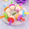 7 Hole Ice Cream Mold Ice Cream Diy Mold Children's Popsicle Mold Food Filled Plastic Ice Tray Popsicle Mold Fruit Smoothie