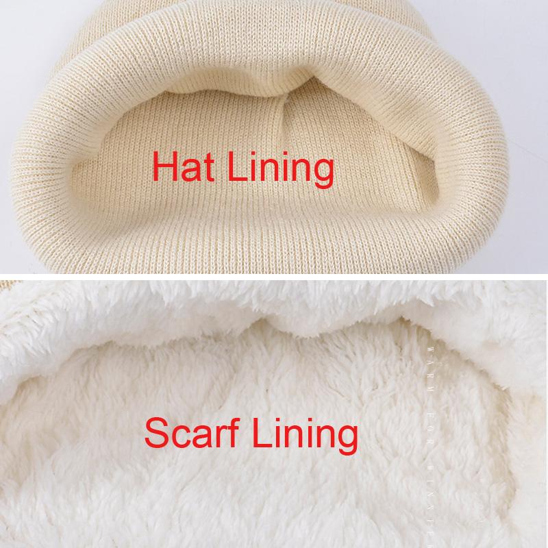 3-teiliges Winter-Mützen-Set für Kinder, Beanie, Schal, Handschuhe, warme Ohren, Strickmütze für Mädchen und Jungen, Kappe, Nackenwärmer, Outdoor, 3–8 Jahre