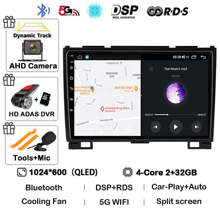Android 14 Carplay Auto 360 Camera For Great Wall Haval Hover H5 H3 2011-2016 Car Radio Multimedia Player GPS Navigation Stereo