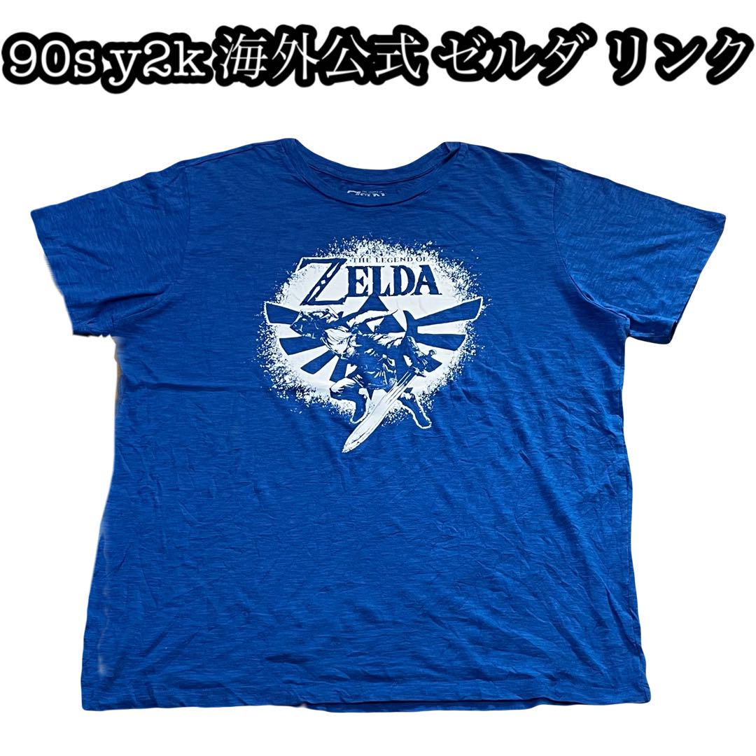 

[USED] 90s y2k overseas official Legend of Zelda Link Sega anime game American casual