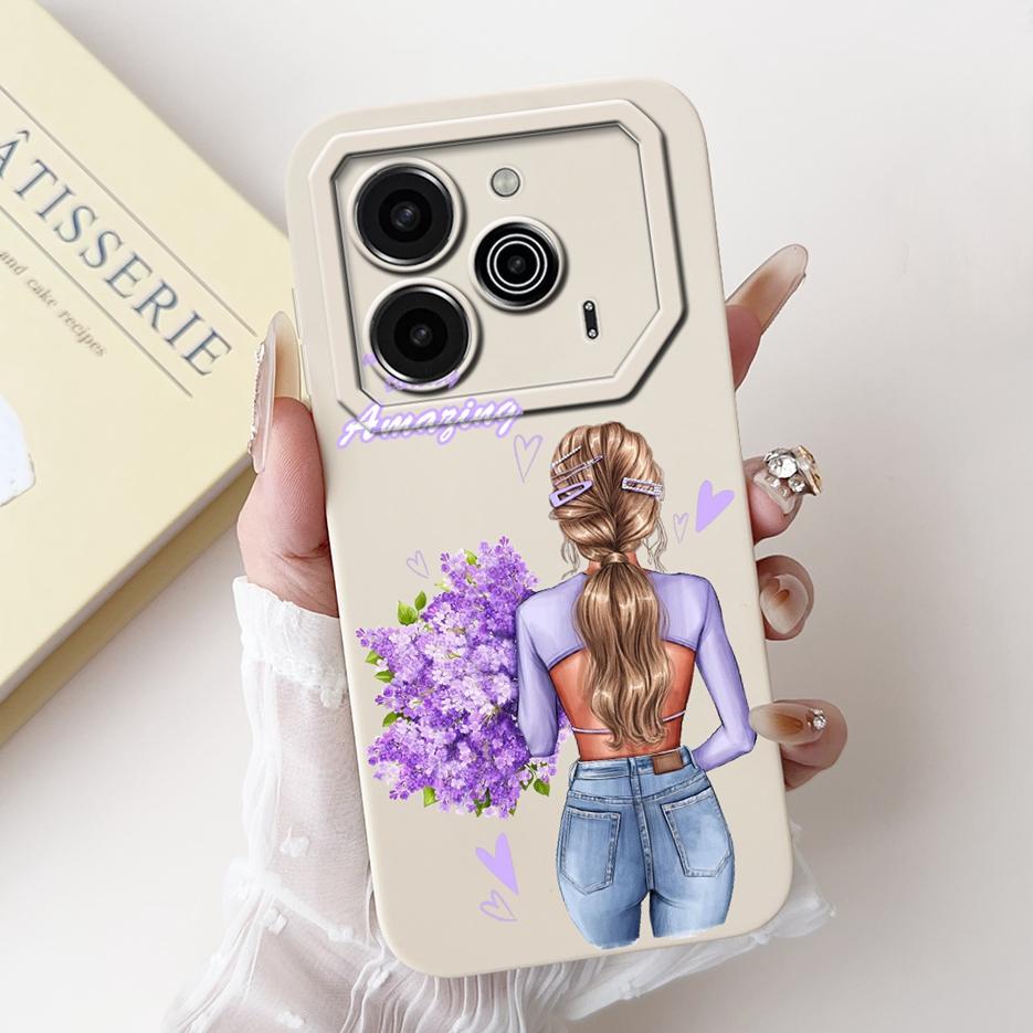 For Tecno Pova 6 Pro 5G Case LI9 Stylish Art Painted Cover Soft Silicone Phone Cases For Tecno Pova 6 Pro Pova6 5G Fundas Bumper