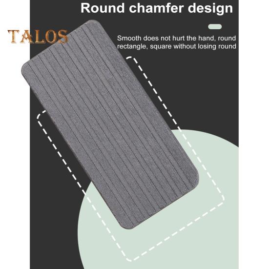 1/2Pcs Quick-Drying Sink Tray Organizer Diatom Mud Mat Eco-Stylish Stone Counter Sponge Holder Bathroom Kitchen Soap Brush Dispenser Rack