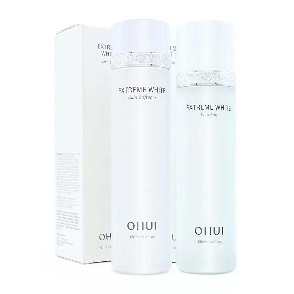 O HUI Extreme White 2-Piece Set Softener + Emulsion (Single Item) Y