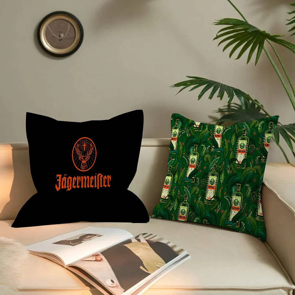 Jagermeisters Logo Pillow Cover Sofa Cushion Cover Home Room Decoration Children Gift