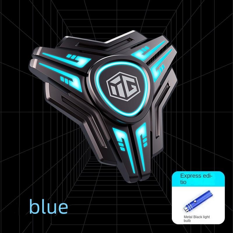 Непоседа крутой светящийся гироскоп на кончике пальца EDC игрушка для снятия стресса подарок для взрослых и детей