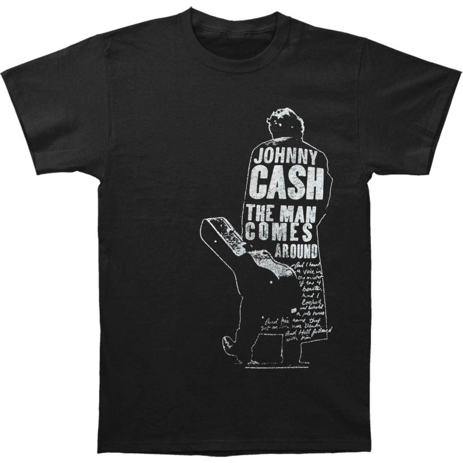 Johnny Cash Men s Man Comes Around T-Shirt X-Large Black XXXXXL разноцветный