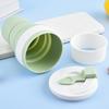 Foldable Silicone Travel Cup - Portable Outdoor Drinking & Mouthwash Solution