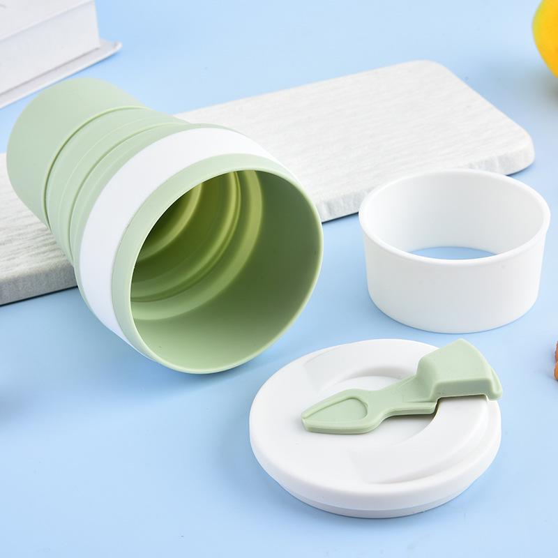 Foldable Silicone Travel Cup - Portable Outdoor Drinking & Mouthwash Solution
